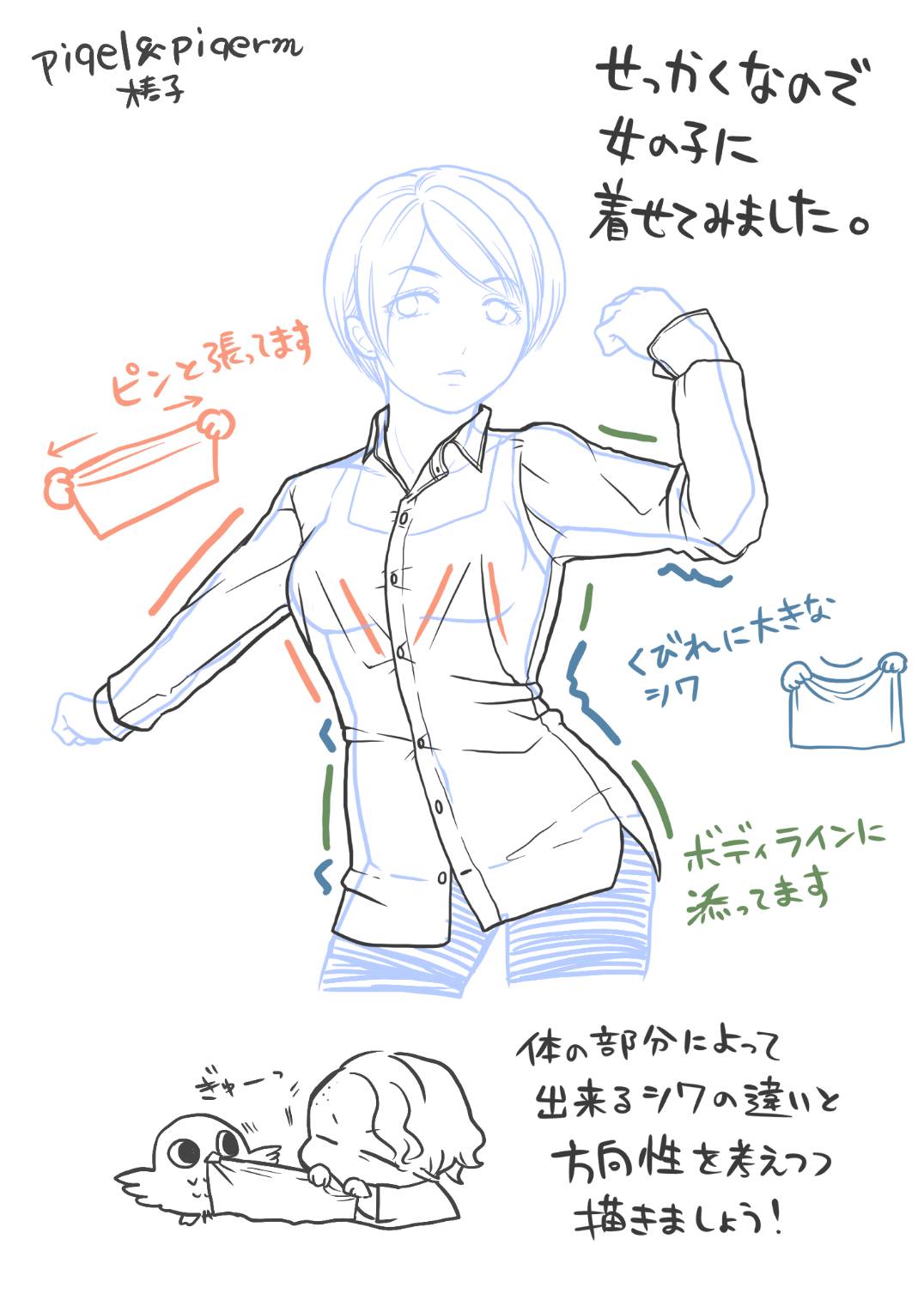 シワの描き方集中講座